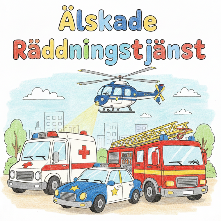Räddningstjänst colorbook Räddningstjänst